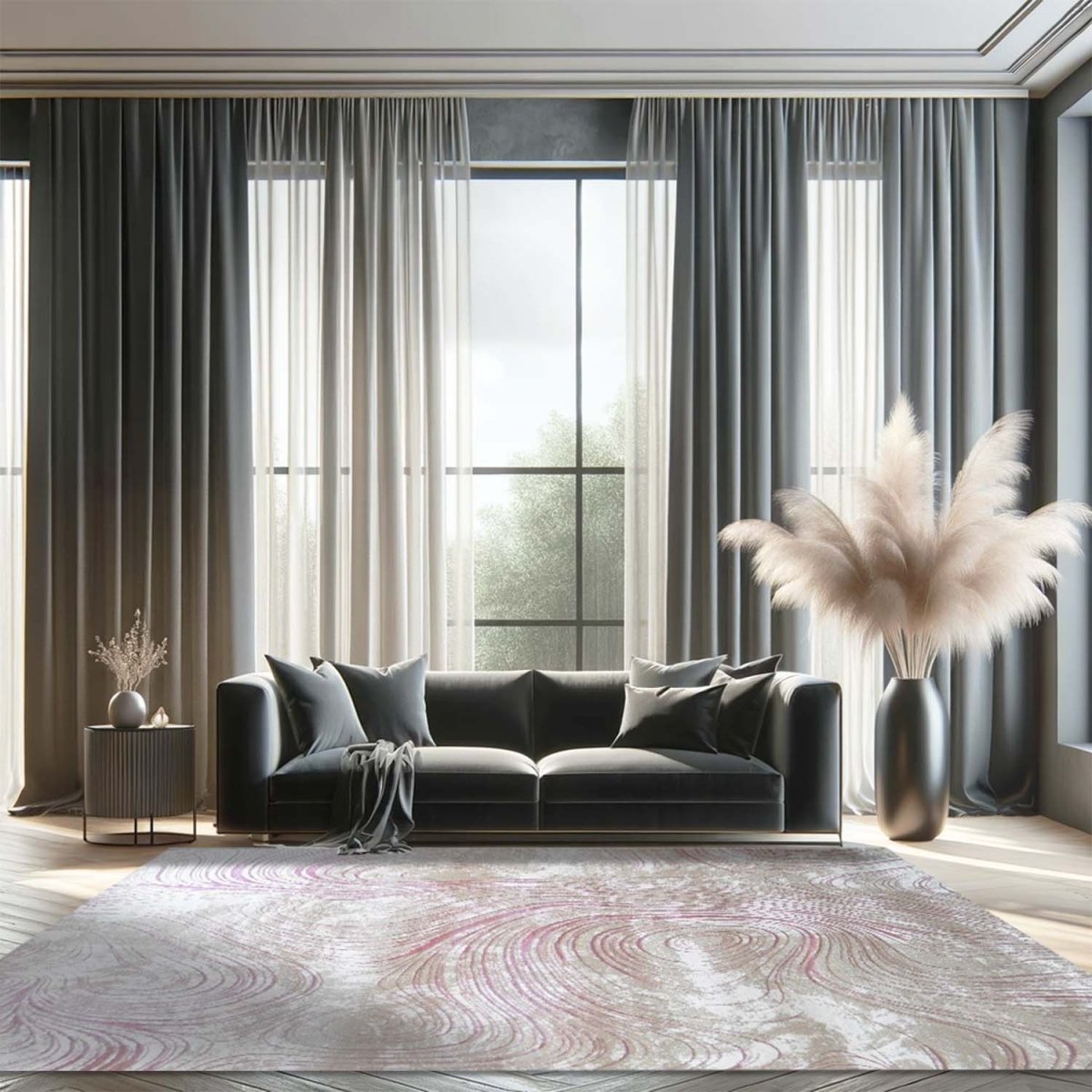 Delta 341A Beige Rosado | Alfombra Kodaz Carpet