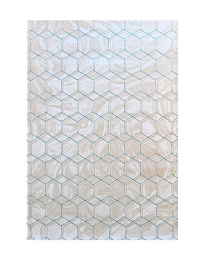 Delta 545A Beige Azul | Alfombra Kodaz Carpet