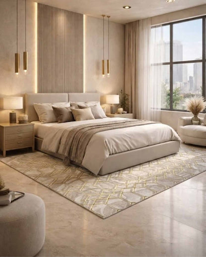 Delta 545A Beige Dorado | Alfombra - Kodaz CarpetKodaz Carpet