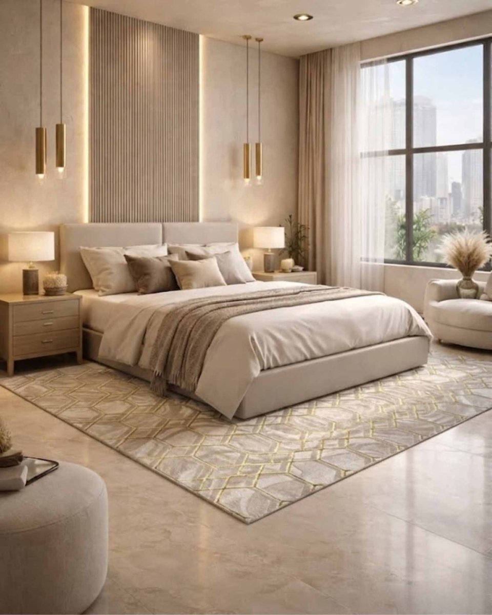 Delta 545A Beige Dorado | Alfombra - Kodaz CarpetKodaz Carpet