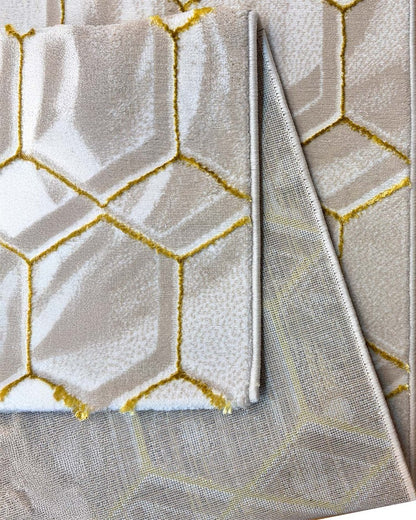 Alfombra Delta 545A Beige Dorado Kodaz Carpet