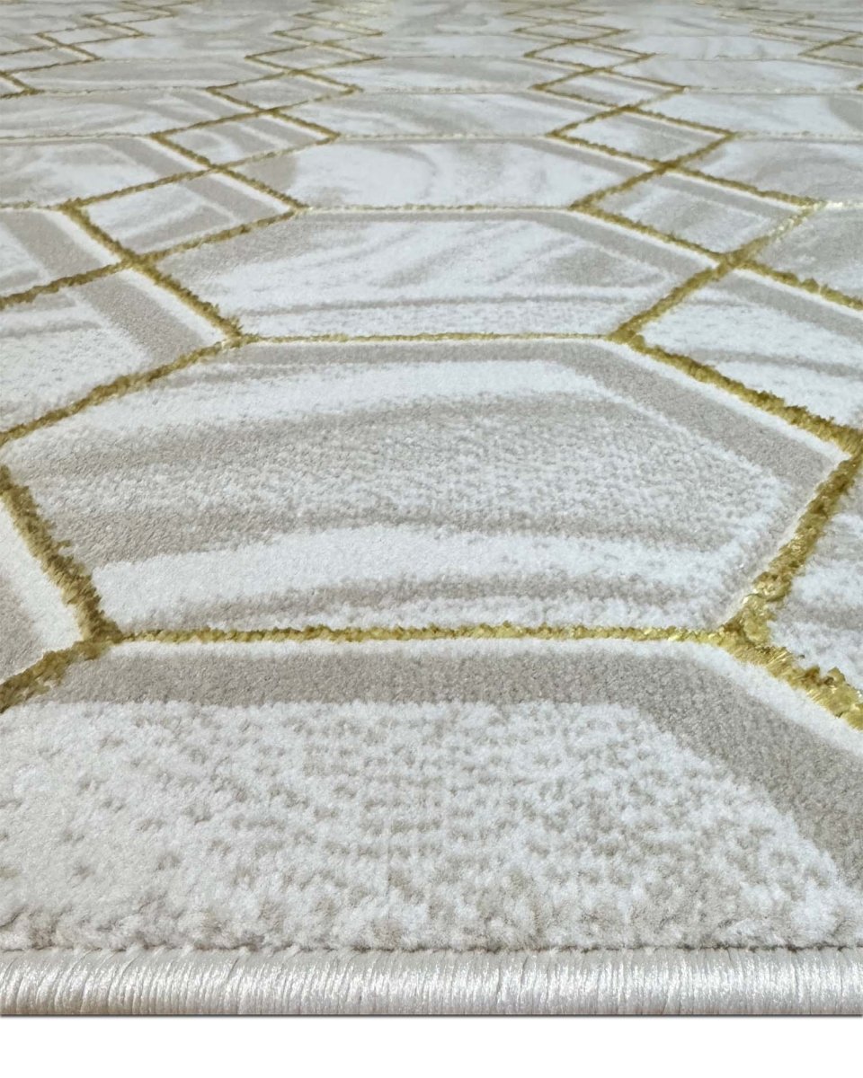 Alfombra Delta 545A Beige Dorado Kodaz Carpet