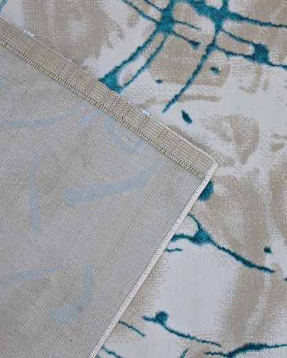 Delta 554A Beige Azul | Alfombra Kodaz Carpet