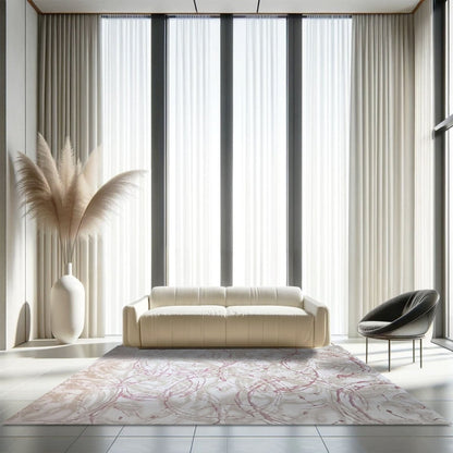 Delta 554A Beige Rosado | Alfombra Kodaz Carpet