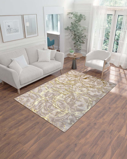 Alfombra Delta 554A Beige Dorado Kodaz Carpet
