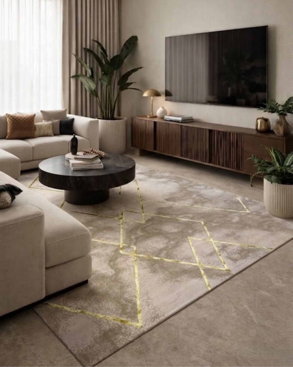 Delta 603A Beige Dorado | Alfombra - Kodaz CarpetKodaz Carpet