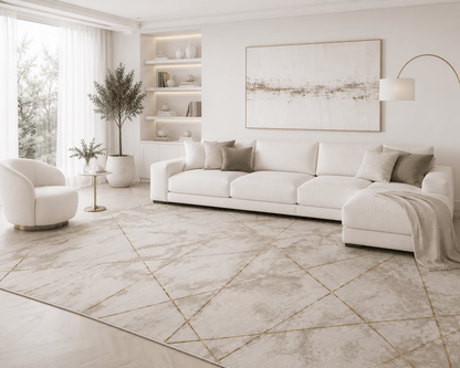Delta 608 Beige / Dorado - Kodaz CarpetKodaz Carpet