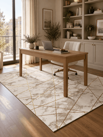 Delta 608 Beige / Dorado - Kodaz CarpetKodaz Carpet