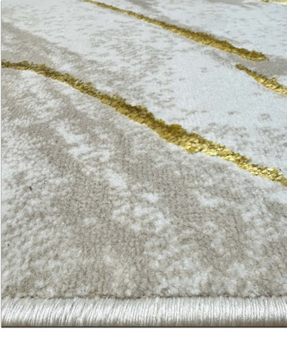 Alfombra Delta 609A Beige Dorado Kodaz Carpet