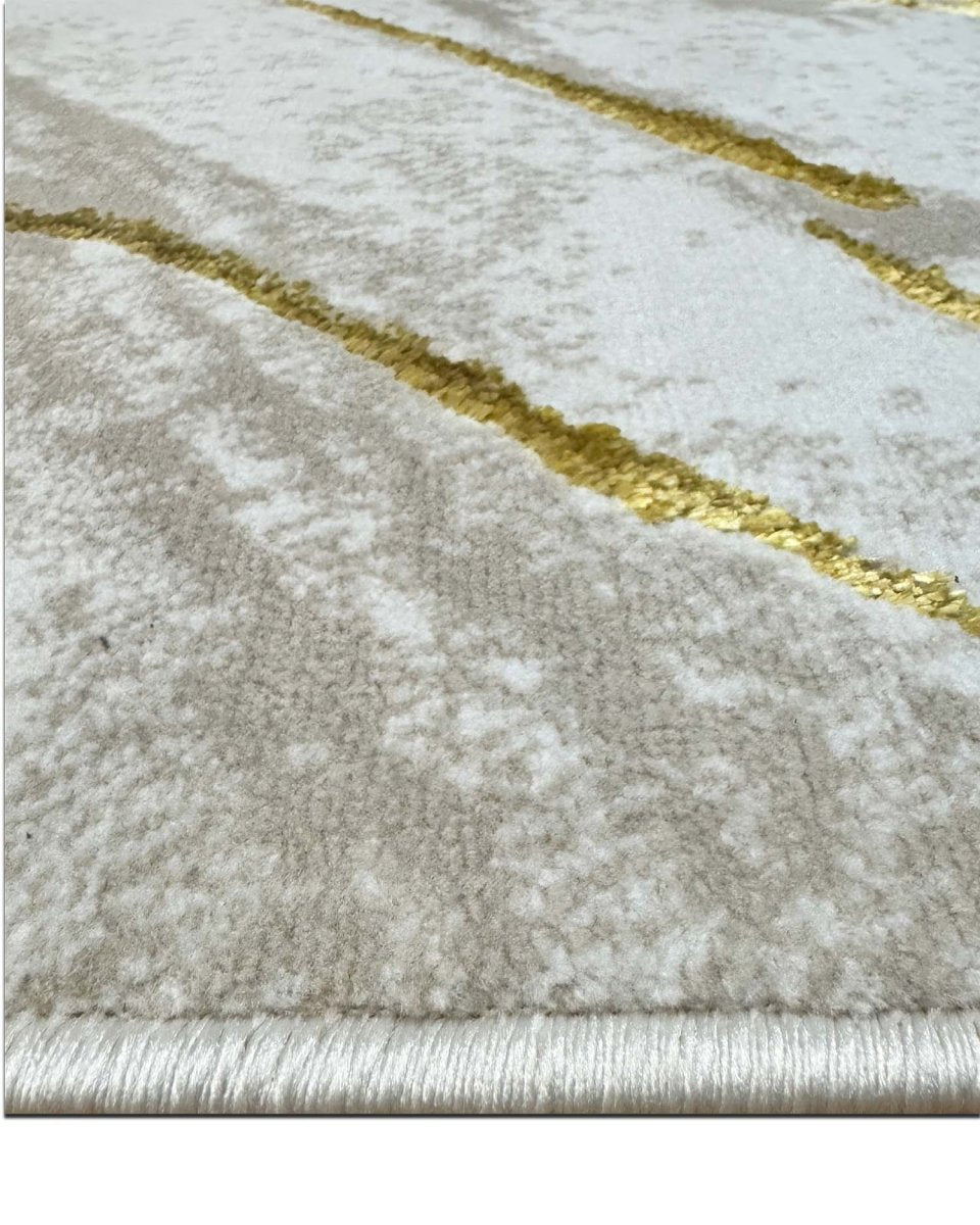 Alfombra Delta 609A Beige Dorado Kodaz Carpet