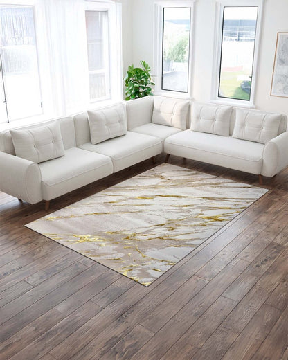 Alfombra Delta 609A Beige Dorado Kodaz Carpet