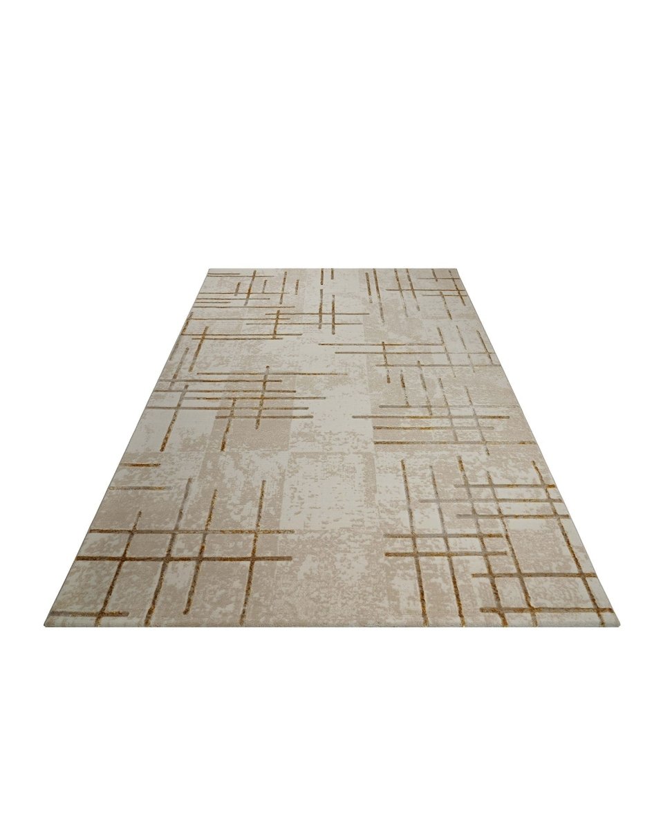 Alfombra Gamma 358A Beige Dorado Kodaz Carpet