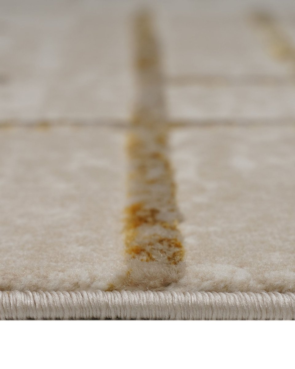Alfombra Gamma 358A Beige Dorado Kodaz Carpet