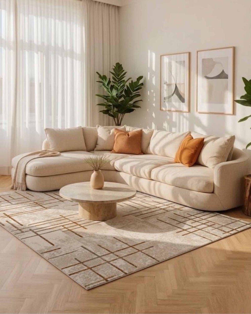 Gamma 358A Beige Dorado | Alfombra - Kodaz CarpetKodaz Carpet