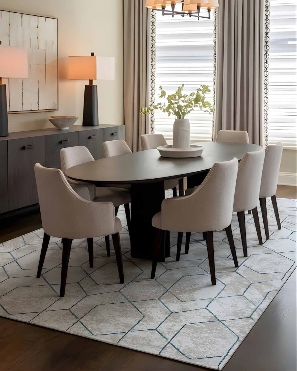 Gamma 362A Beige Azul | Alfombra - Kodaz CarpetKodaz Carpet