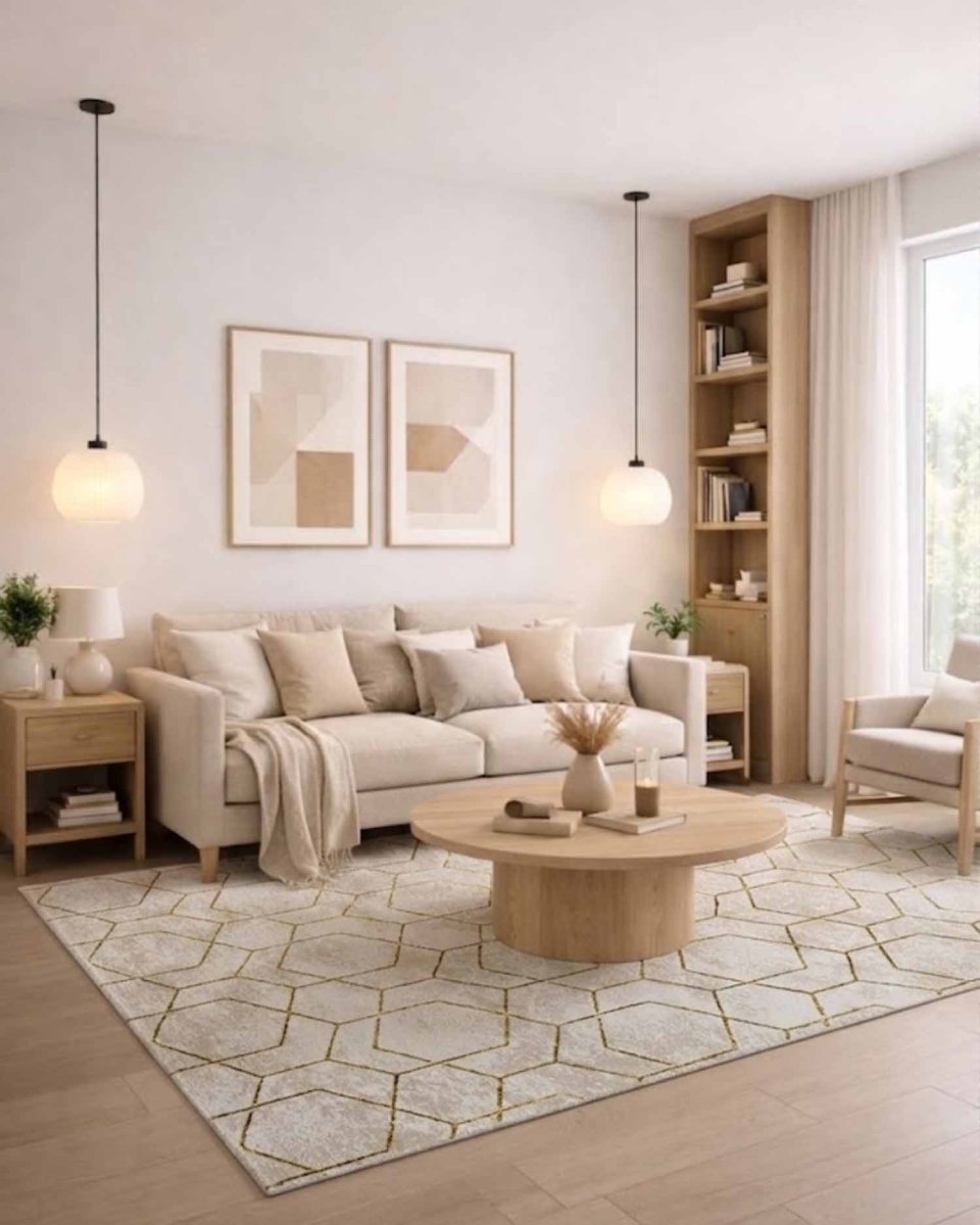 Gamma 362A Beige Dorado | Alfombra - Kodaz CarpetKodaz Carpet