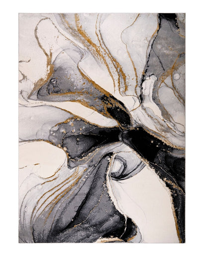 Gamma 415A Blanco Negro | Alfombra Kodaz Carpet