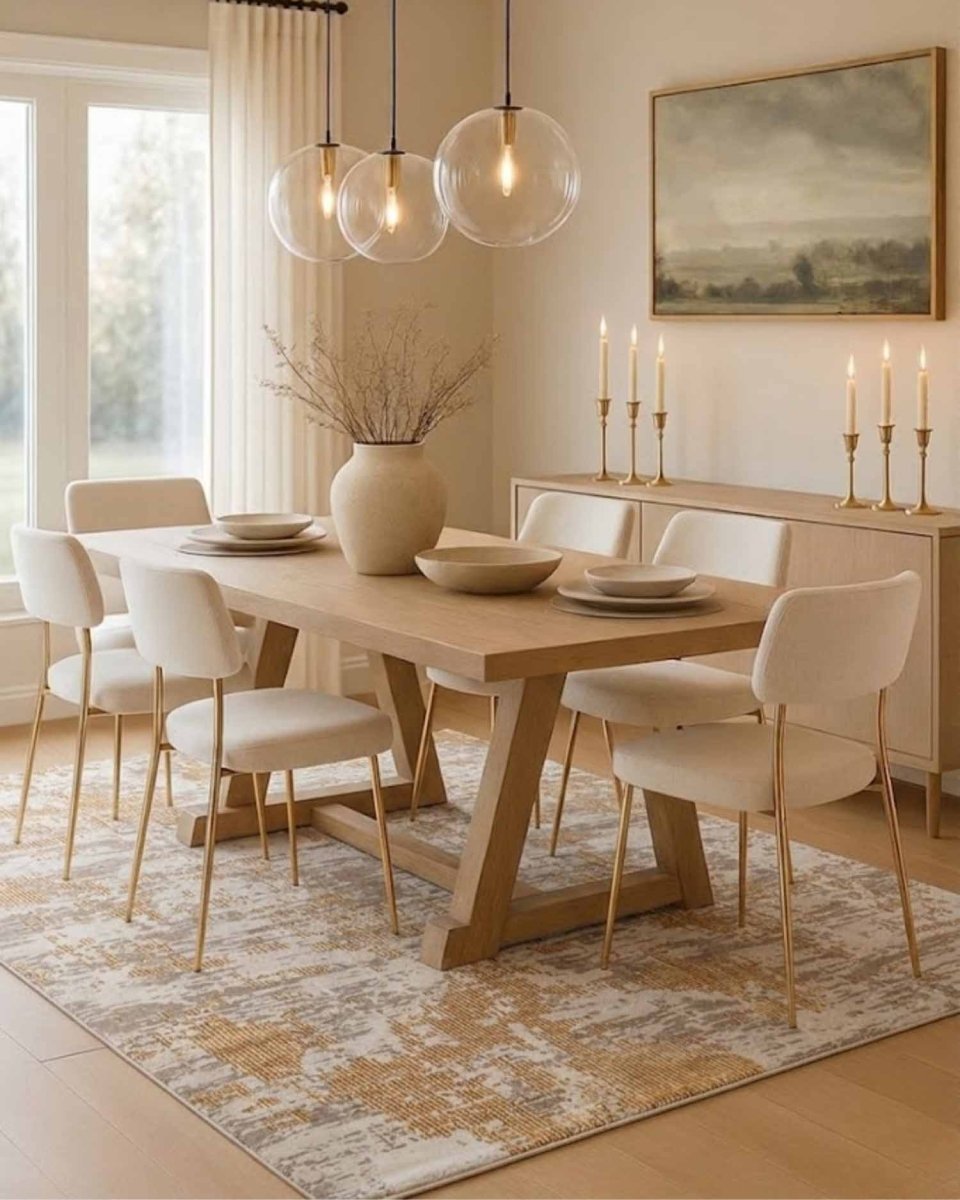 Gamma 532A Beige Dorado | Alfombra - Kodaz CarpetKodaz Carpet