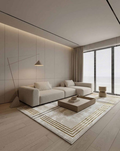 Gamma 634A Beige Dorado | Alfombra - Kodaz CarpetKodaz Carpet