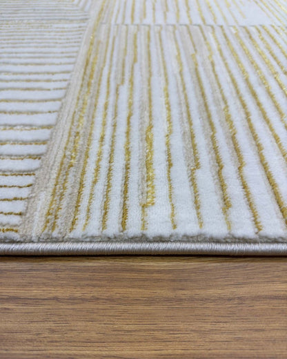 Alfombra Gamma 685A Beige Dorado Kodaz Carpet