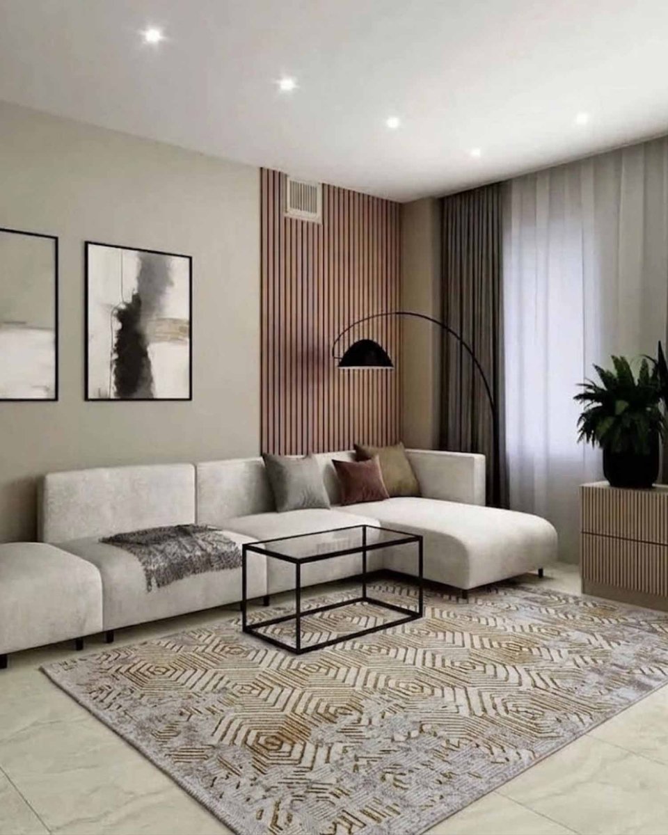 Gamma 687A Beige Dorado | Alfombra - Kodaz CarpetKodaz Carpet