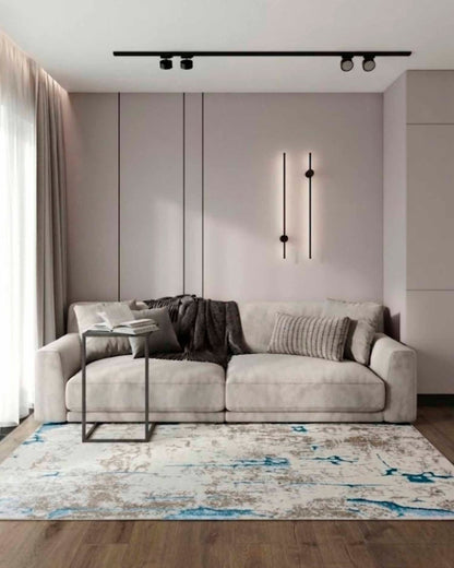 Gamma 695A Beige Azul | Alfombra - Kodaz CarpetKodaz Carpet
