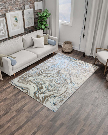 Gamma 696A Beige Azul | Alfombra Kodaz Carpet