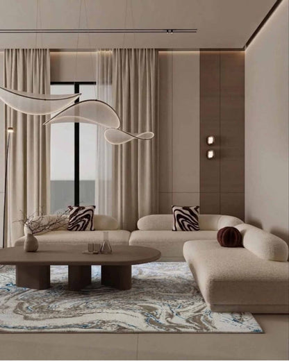 Gamma 696A Beige Azul | Alfombra - Kodaz CarpetKodaz Carpet