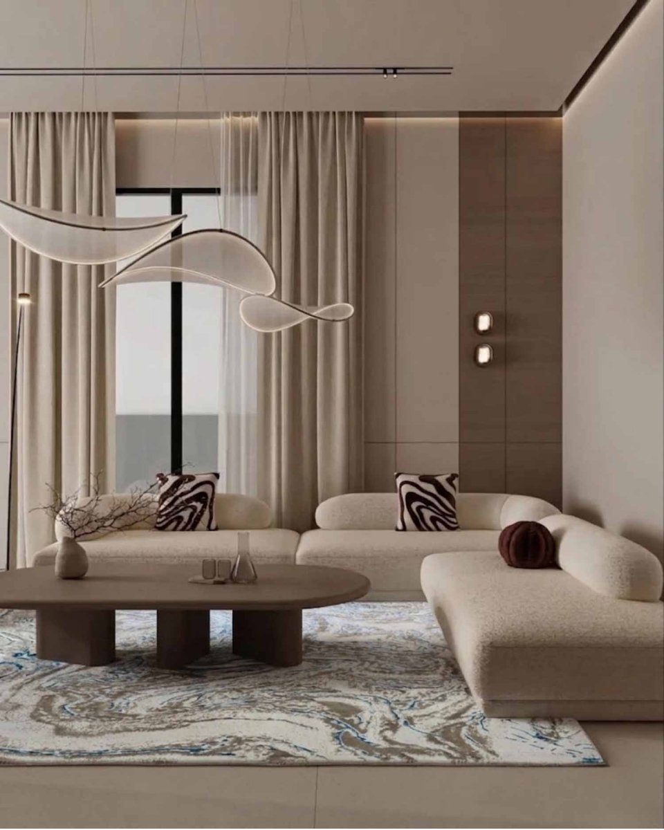 Gamma 696A Beige Azul | Alfombra - Kodaz CarpetKodaz Carpet