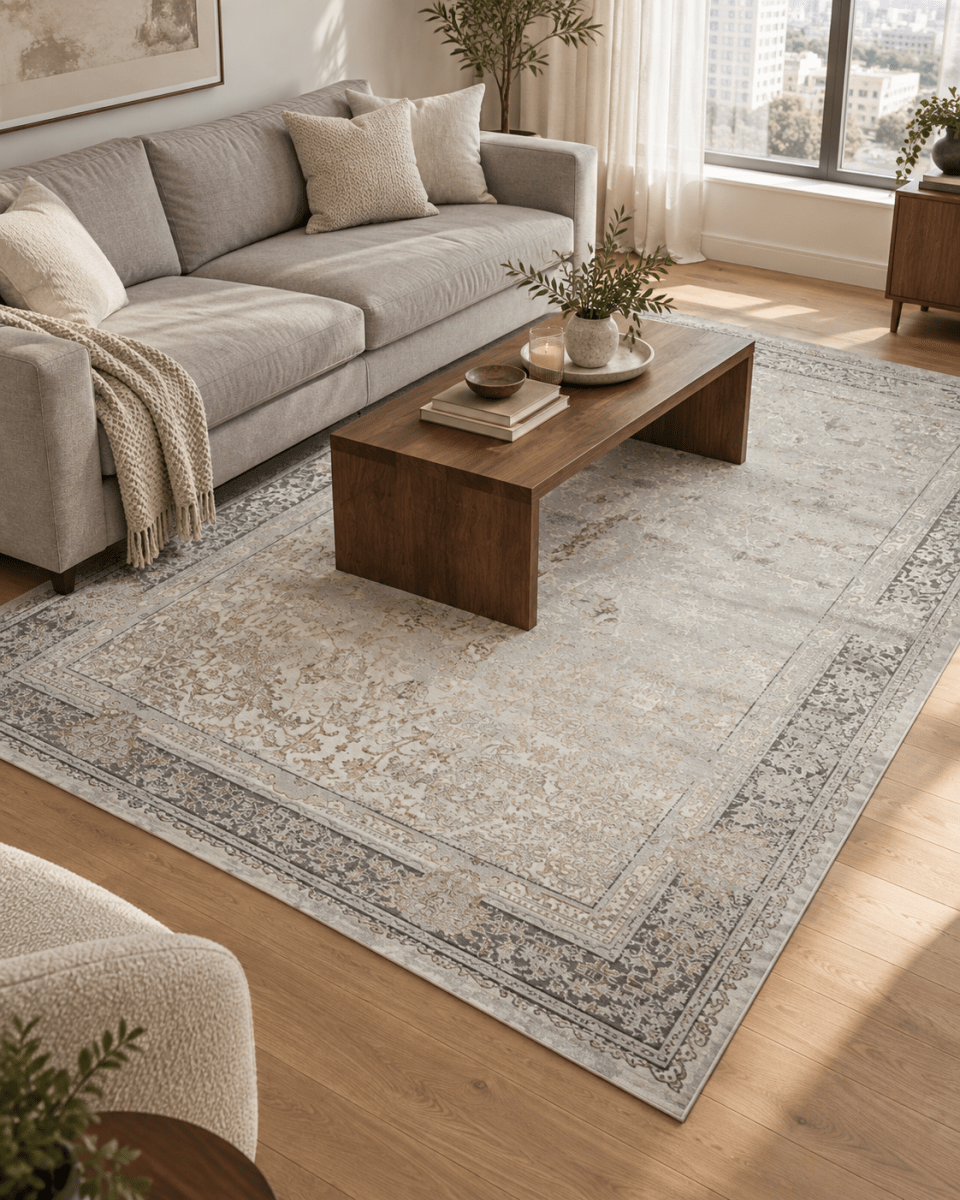Icardi 1284 Gris Crema - Kodaz CarpetKodaz Carpet