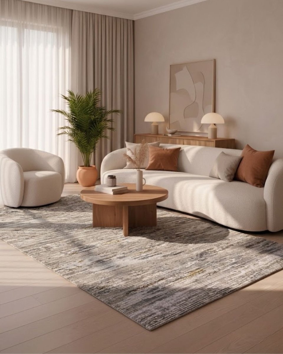 Loft 801 Crema Plateado - Kodaz CarpetKodaz Carpet
