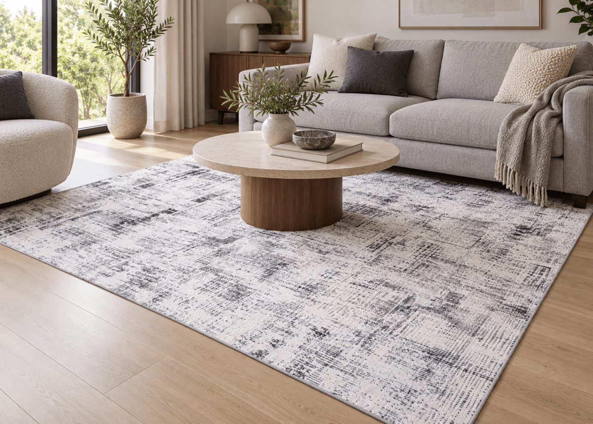 Lotus 255 Blanco Anthracite - Kodaz CarpetKodaz Carpet