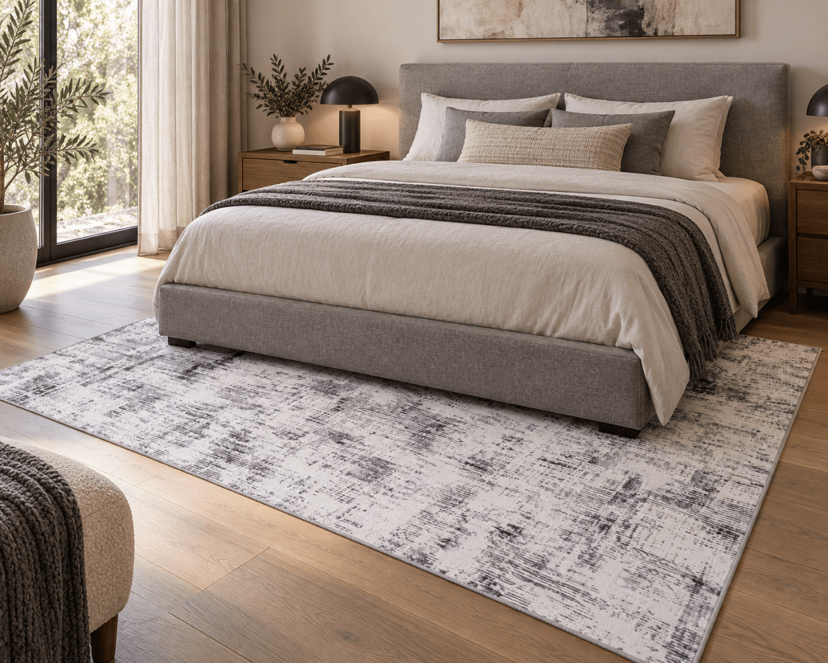 Lotus 255 Blanco Anthracite - Kodaz CarpetKodaz Carpet
