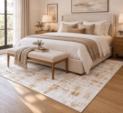 Lotus 255 Blanco Dorado - Kodaz CarpetKodaz Carpet