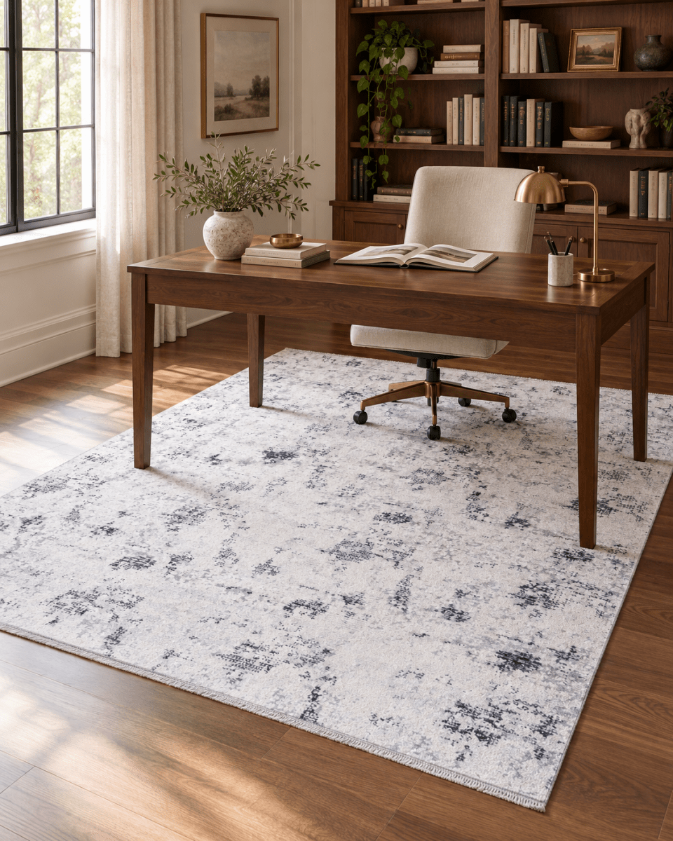 Lotus 2656 Blanco Anthracite - Kodaz CarpetKodaz Carpet