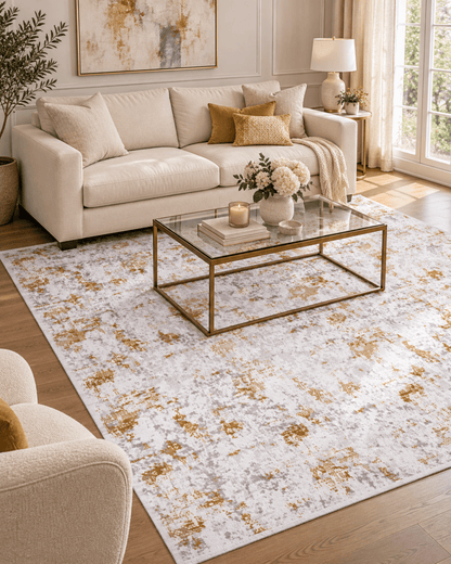 Lotus 2656 Blanco Dorado - Kodaz CarpetKodaz Carpet