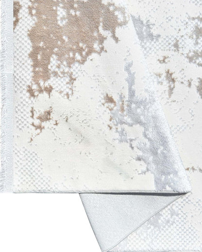 Alfombra Lotus 291 Beige Plateado Kodaz Carpet