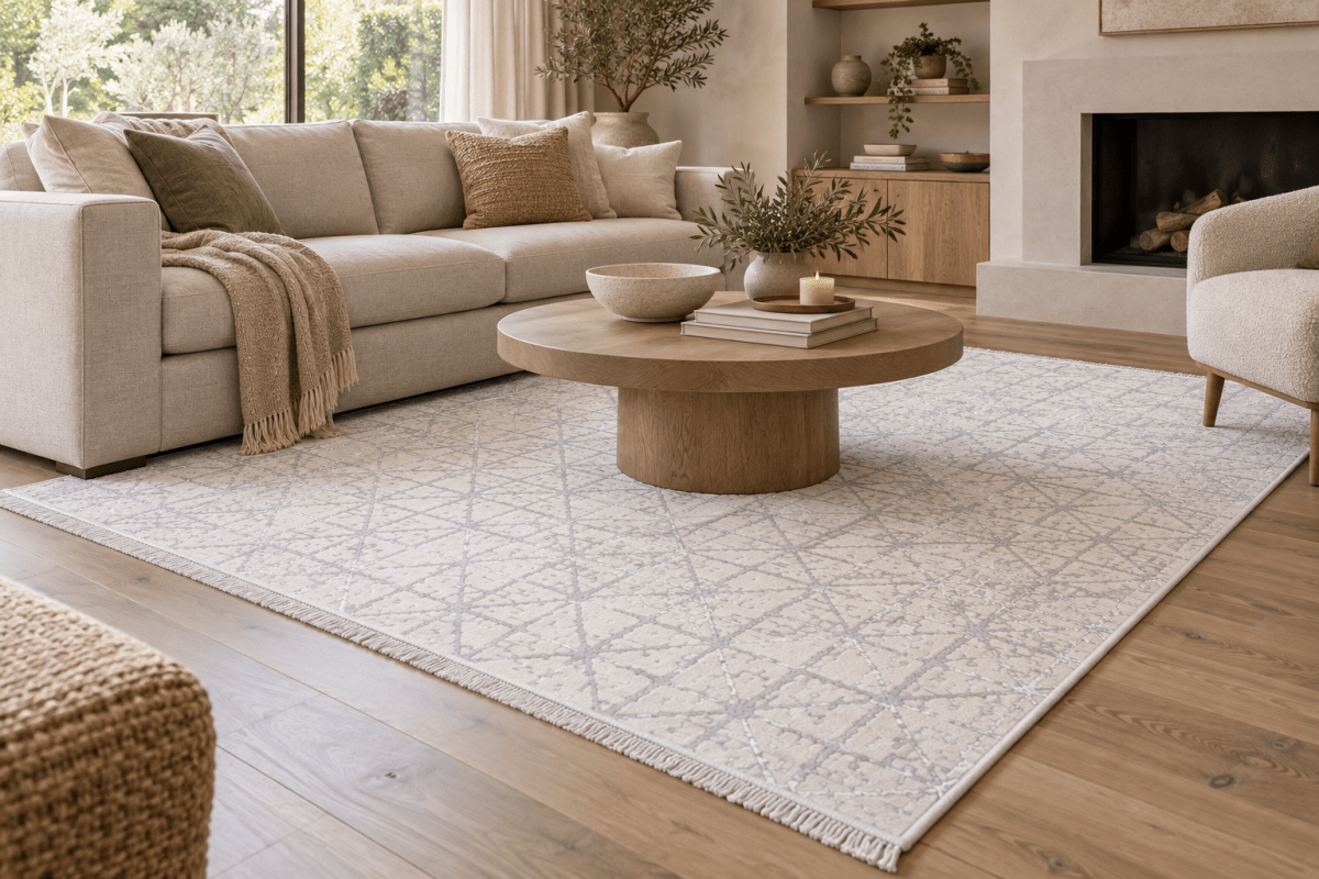 Lotus 330 Blanco - Kodaz CarpetKodaz Carpet