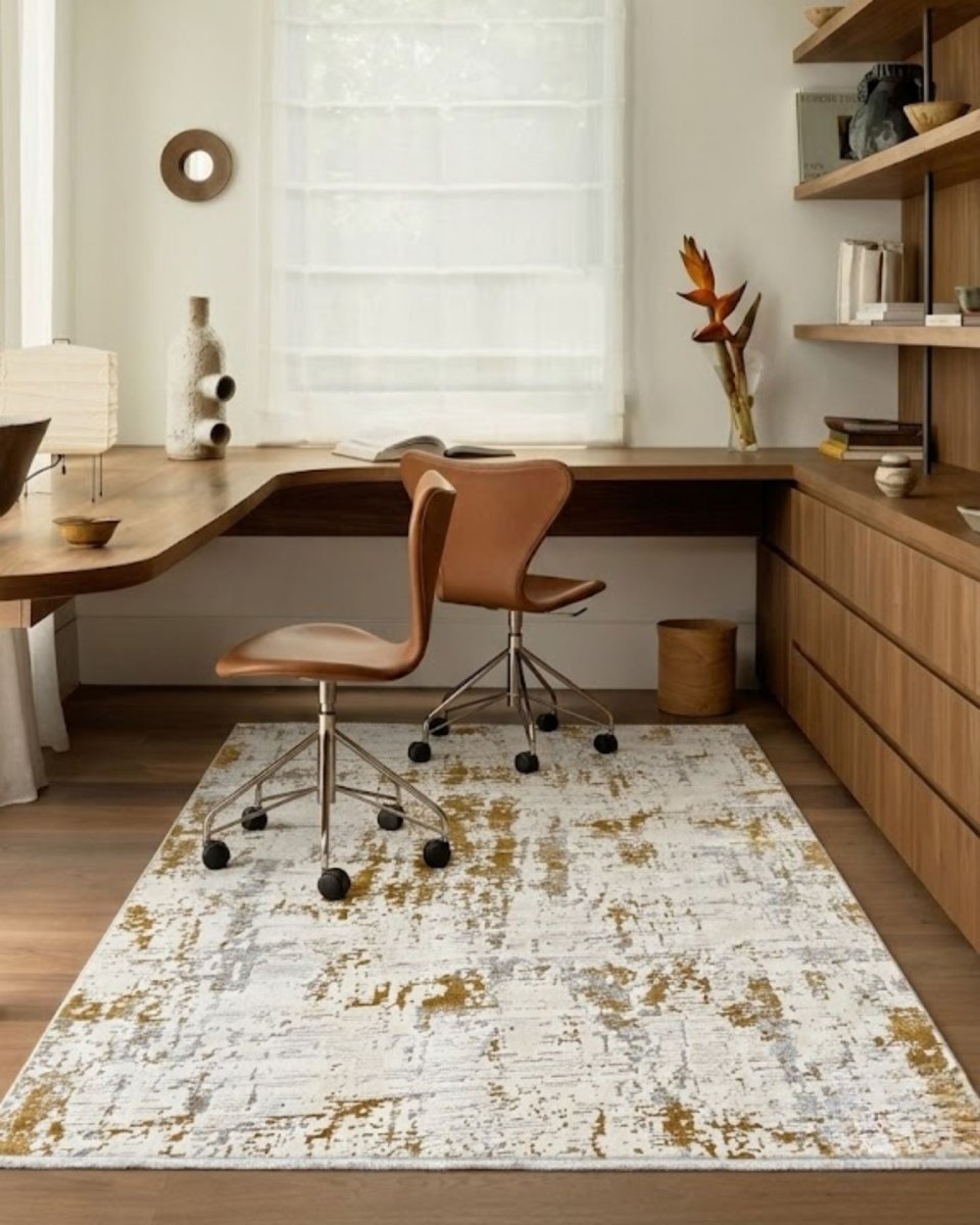 Lotus 411 Blanco Dorado - Kodaz CarpetKodaz Carpet