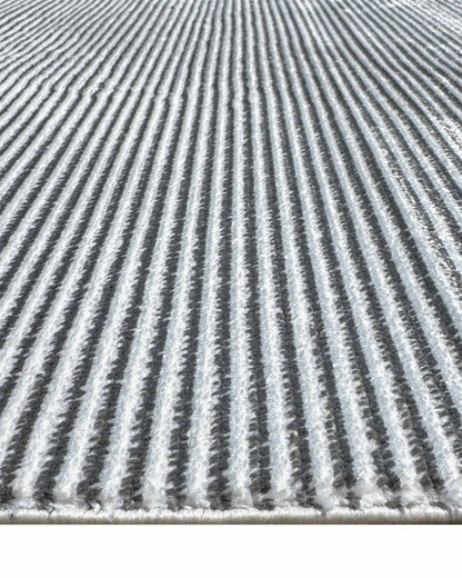 Alfombra Lotus 958 Blanco Anthracita Kodaz Carpet