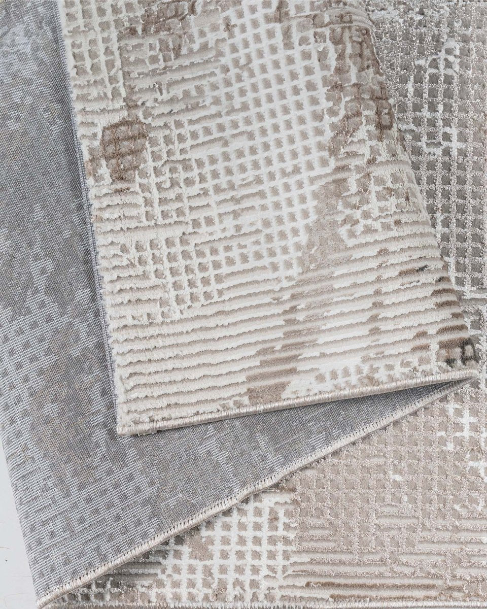 Alfombra Prada 1041A Beige Taupé Kodaz Carpet