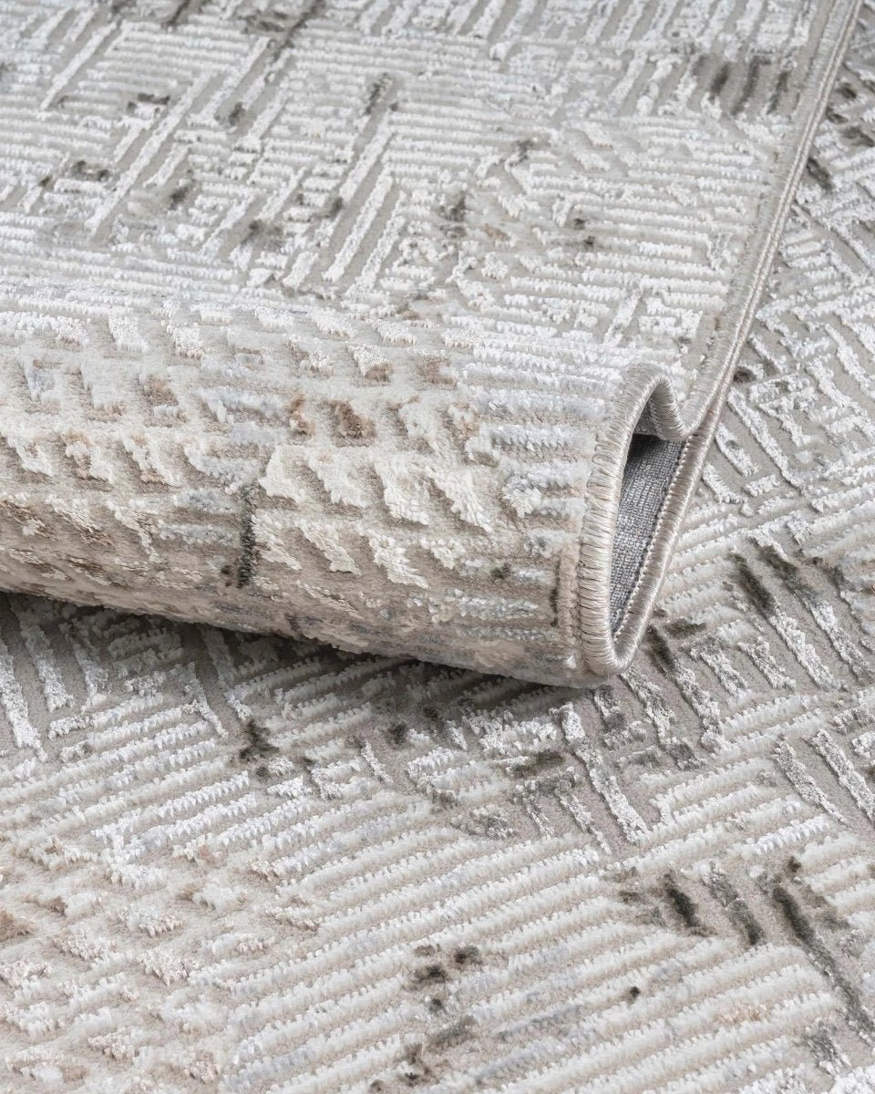 Alfombra Prada 1053A Beige Taupé Kodaz Carpet