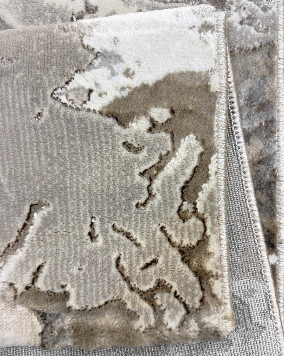 Alfombra Prada 1214A Beige Taupé Kodaz Carpet