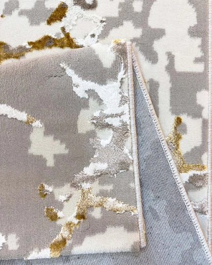 Alfombra Prada 372A Gris Dorado Kodaz Carpet