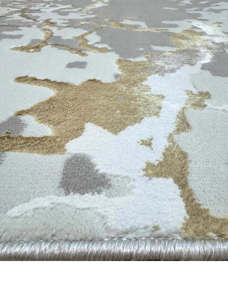 Alfombra Prada 372A Gris Dorado Kodaz Carpet