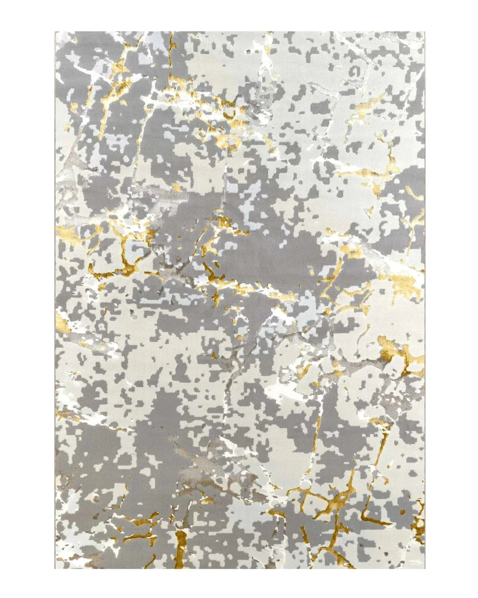 Alfombra Prada 372A Gris Dorado Kodaz Carpet