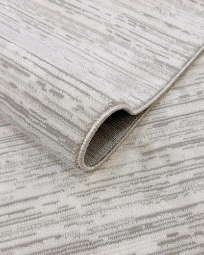 Alfombra Prada 386 Crema Plateado Kodaz Carpet