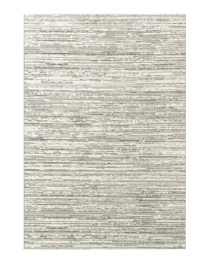 Alfombra Prada 386 Crema Plateado Kodaz Carpet