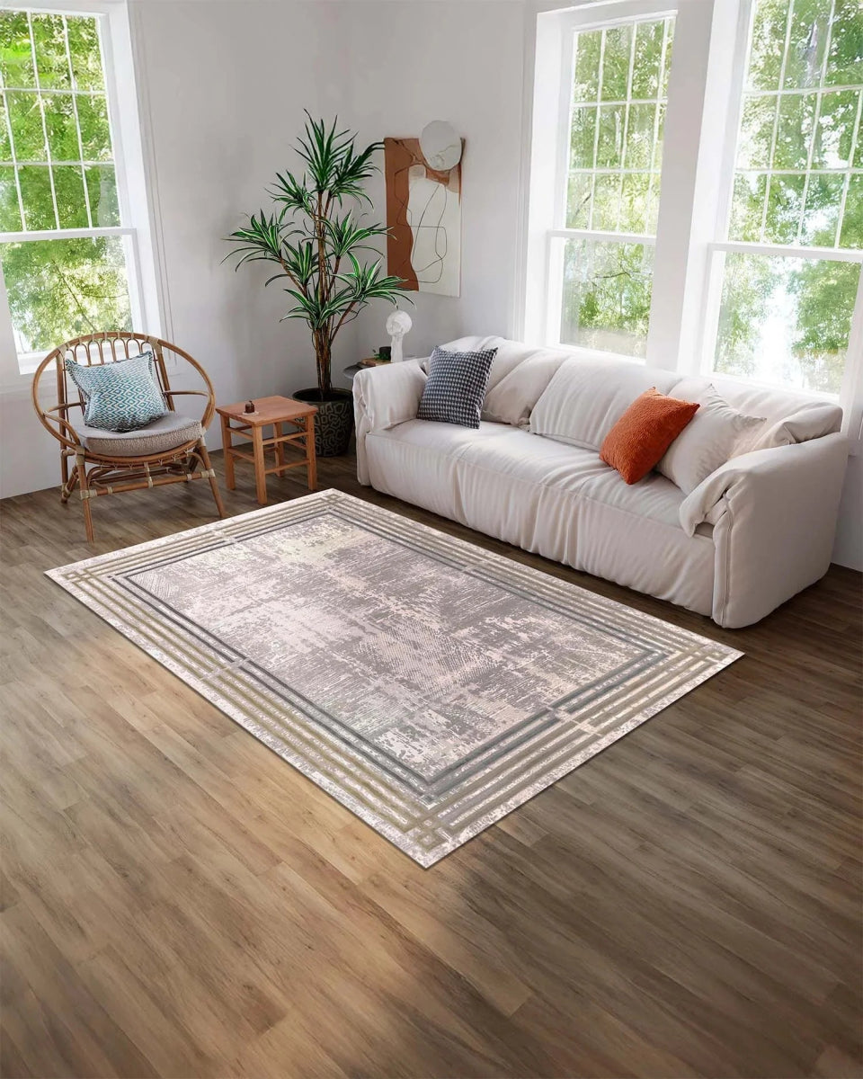 Alfombra Prada 741A Beige Taupé Kodaz Carpet