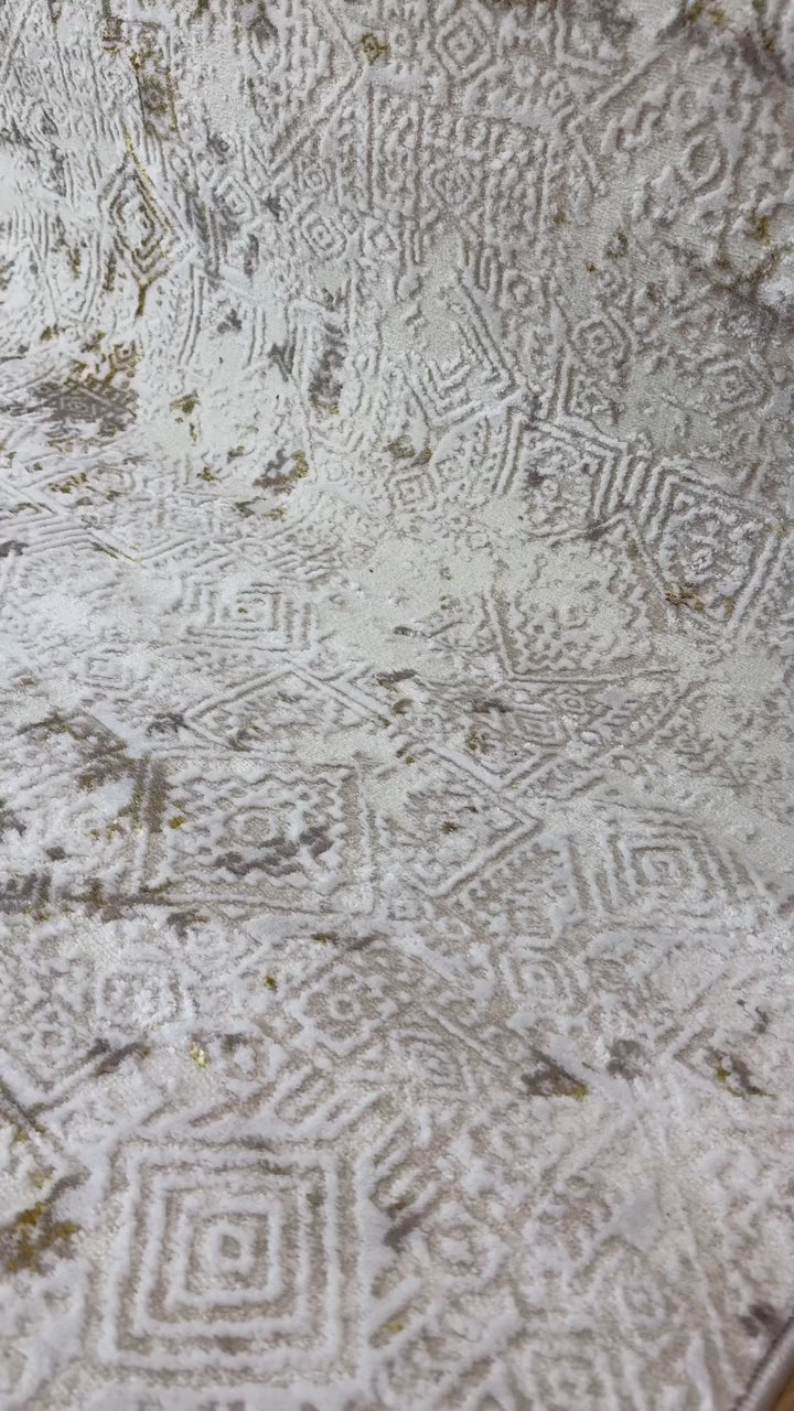 Alfombra Gamma 690 Beige Gris